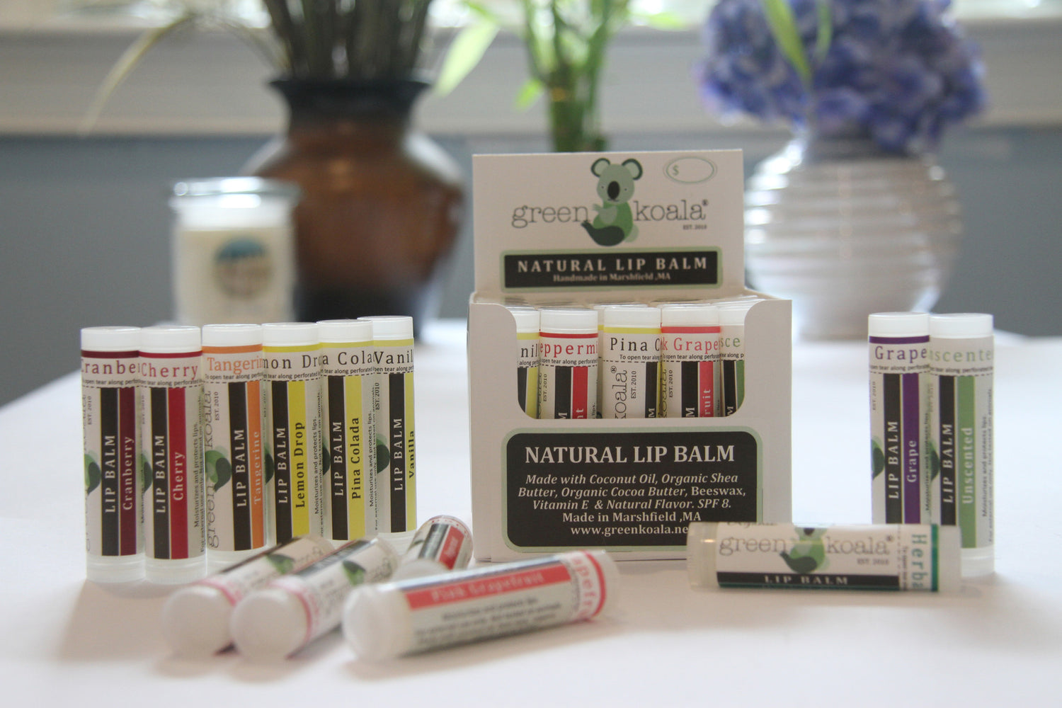 Natural &amp; Organic Lip Balms and Sugar Scrubs