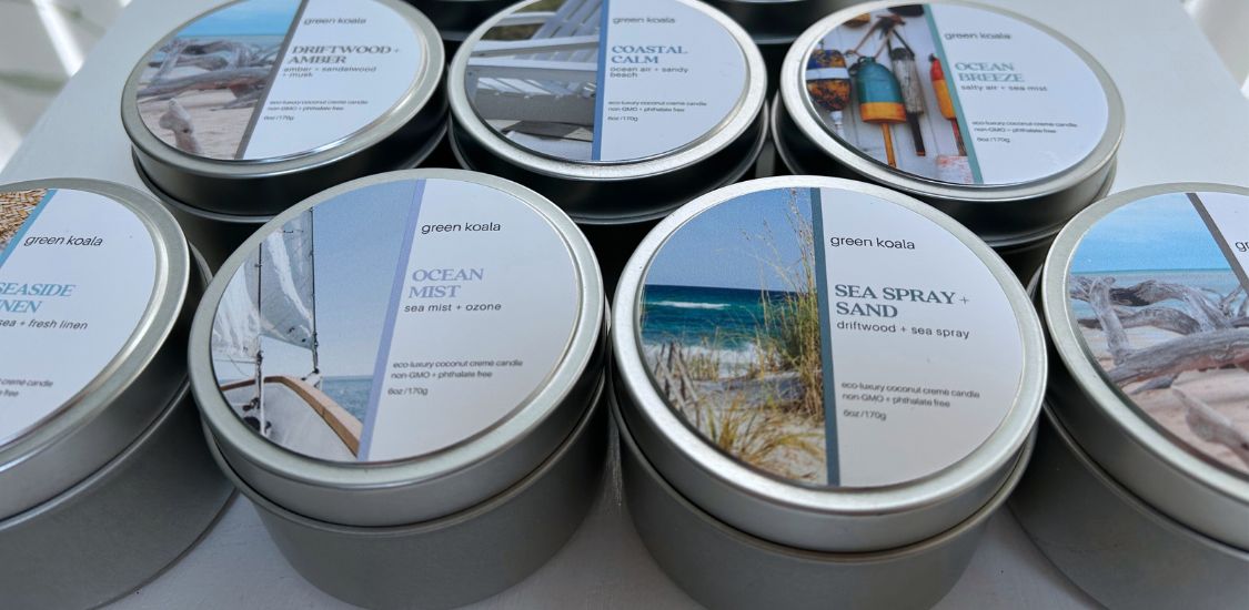 6oz Non-Toxic Candles | Eco-Friendly Travel Tins | Green Koala®