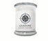 Custom 12oz compass candle in black, made with eco-friendly coconut wax, non-toxic, and luxury hand-poured.
