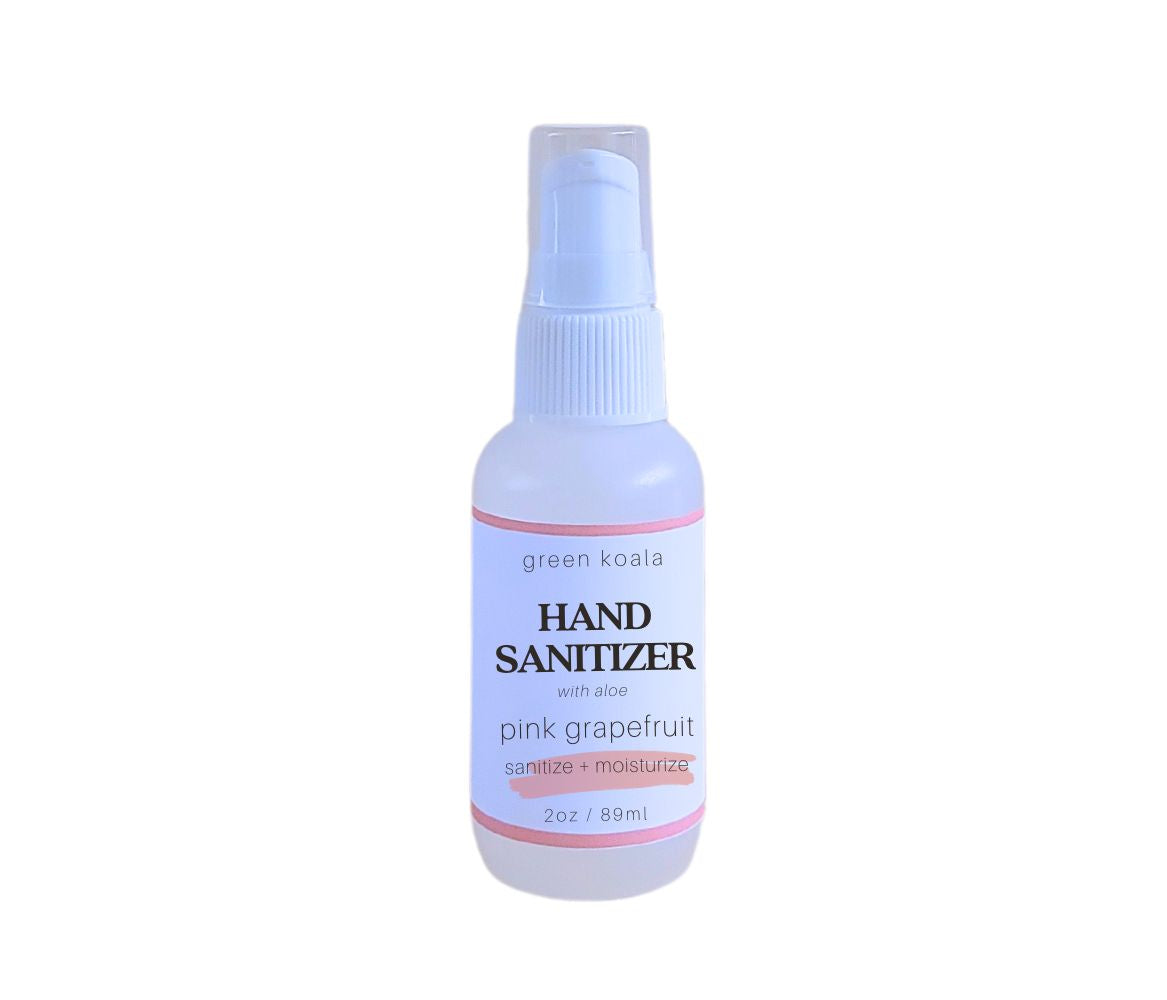 2oz Green Koala Organic Pink Grapefruit Hand Sanitizer