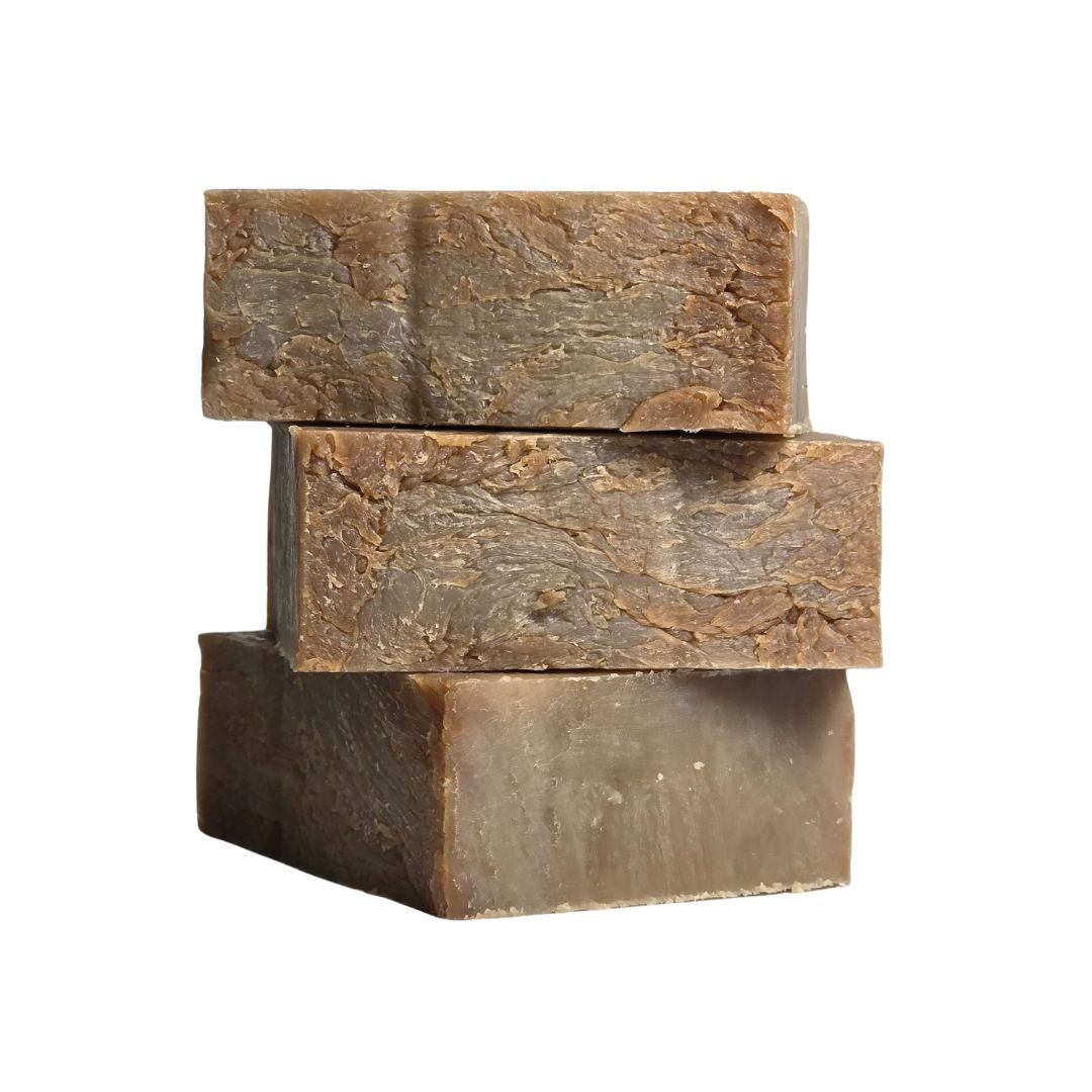 3-Pack of Driftwood scented handmade & organic soap bar. Each bar is 5oz.