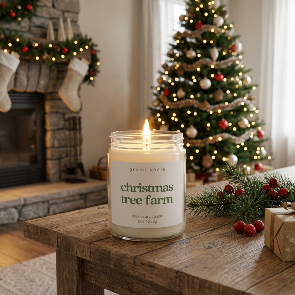 Candle labeled &
