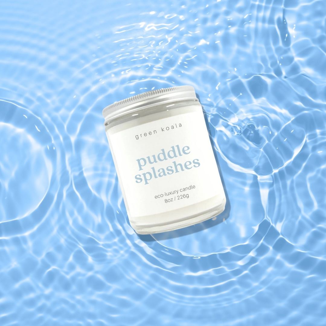 Green Koala Organic Puddle Splashes 8oz Candle