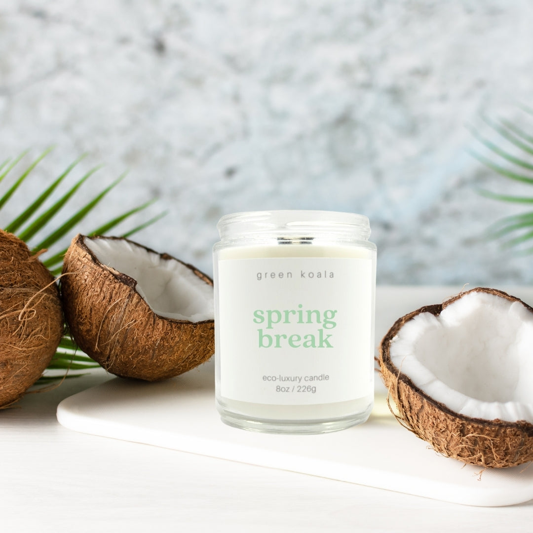 Green Koala Organic Spring Break 8oz Candle