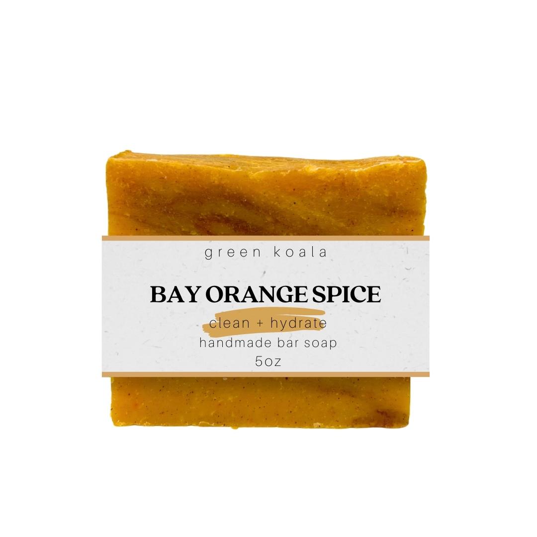 Green Koala Organic Donate Bay Orange Spice Bar Soap to the Food Pantry