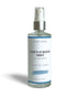 4oz coastal linen scented silver metal spray in a glass bottle.
