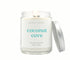 Green Koala Coconut Cove 8oz Candle. Tropical coconut and fresh breeze scent to create a relaxing beach-inspired ambiance.