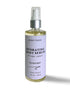 4oz Calming lavender scented body serum in a glass pump bottle. Fast drying and contains organic argon and jojoba oils.