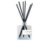Green Koala Lavender reed diffuser in a glass bottle with black reeds, offering a calming, soothing fragrance for your home.