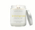 8oz Lemongrass scented eco-friendly candle with silver lid. Non-toxic and cleaning burning.