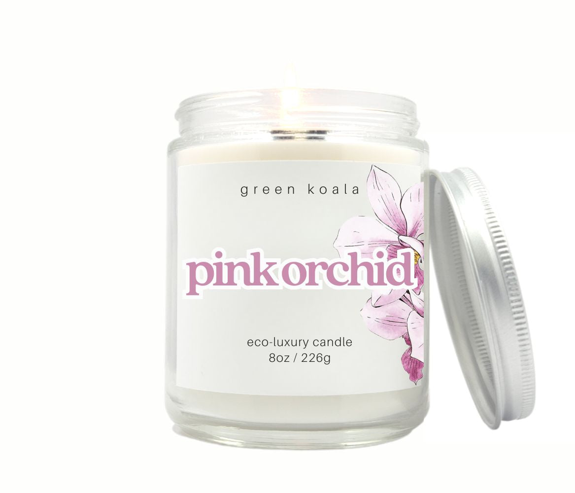 Candle jar labeled &