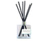 Stress Relief reed diffuser by Green Koala in a glass bottle with black reeds, filling your space with a peaceful, calming fragrance.