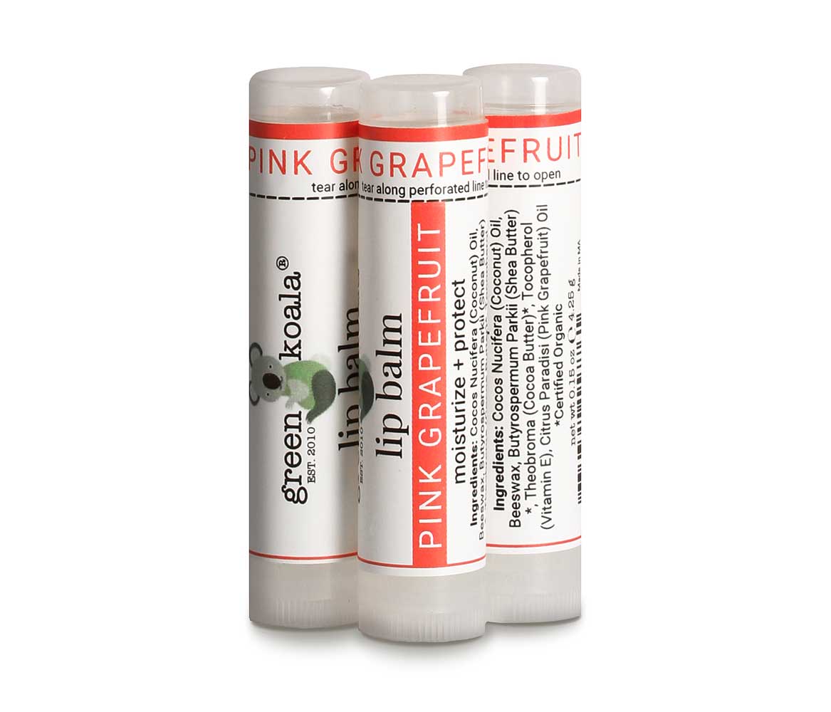 Green Koala Organic Organic Pink Grapefruit Lip Balm