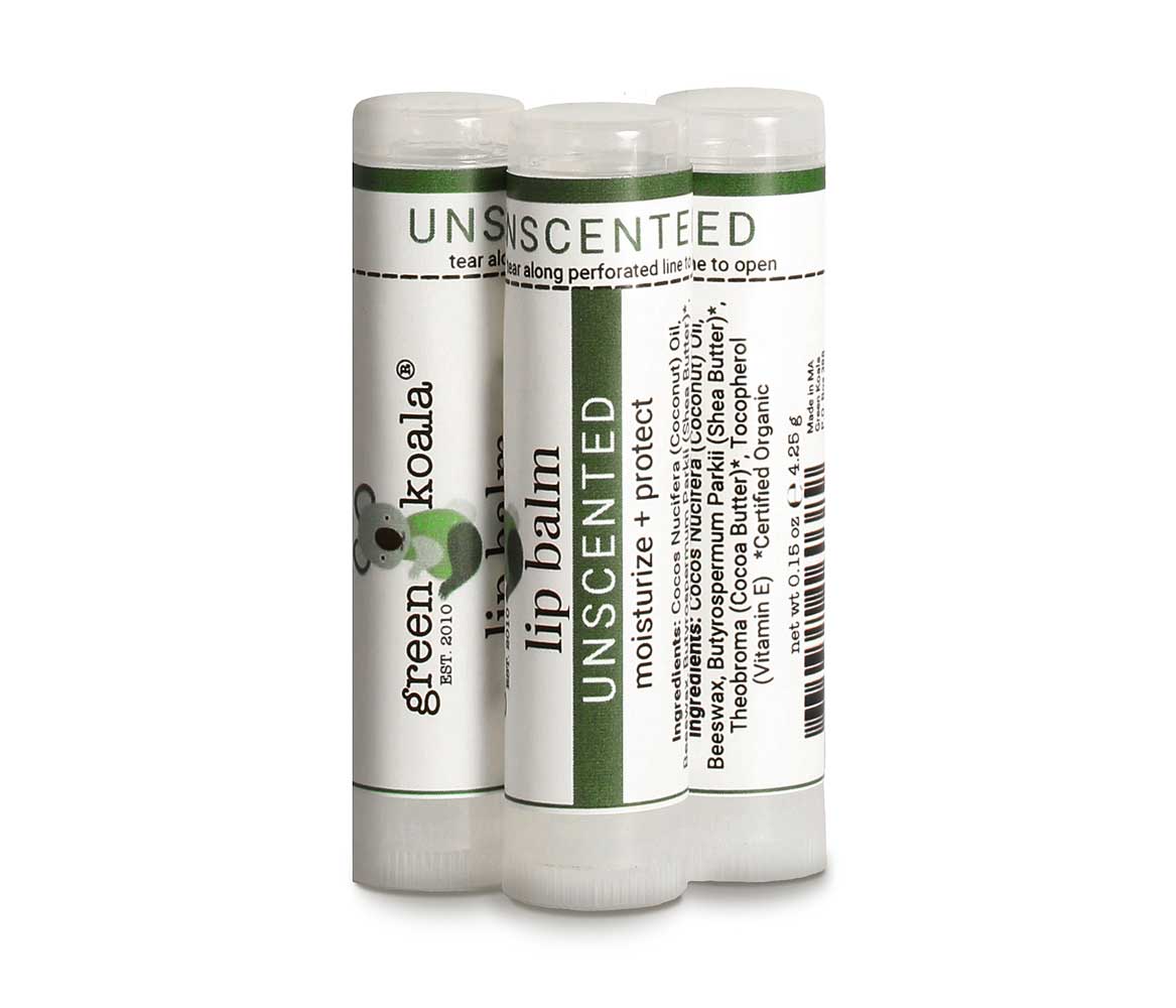 Green Koala Organic Organic Unscented Lip Balm