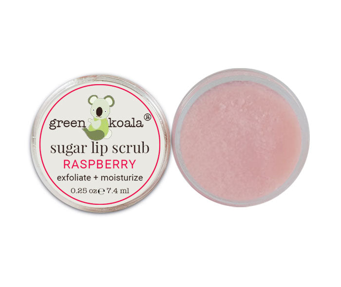 Raspberry sugar lip scrub