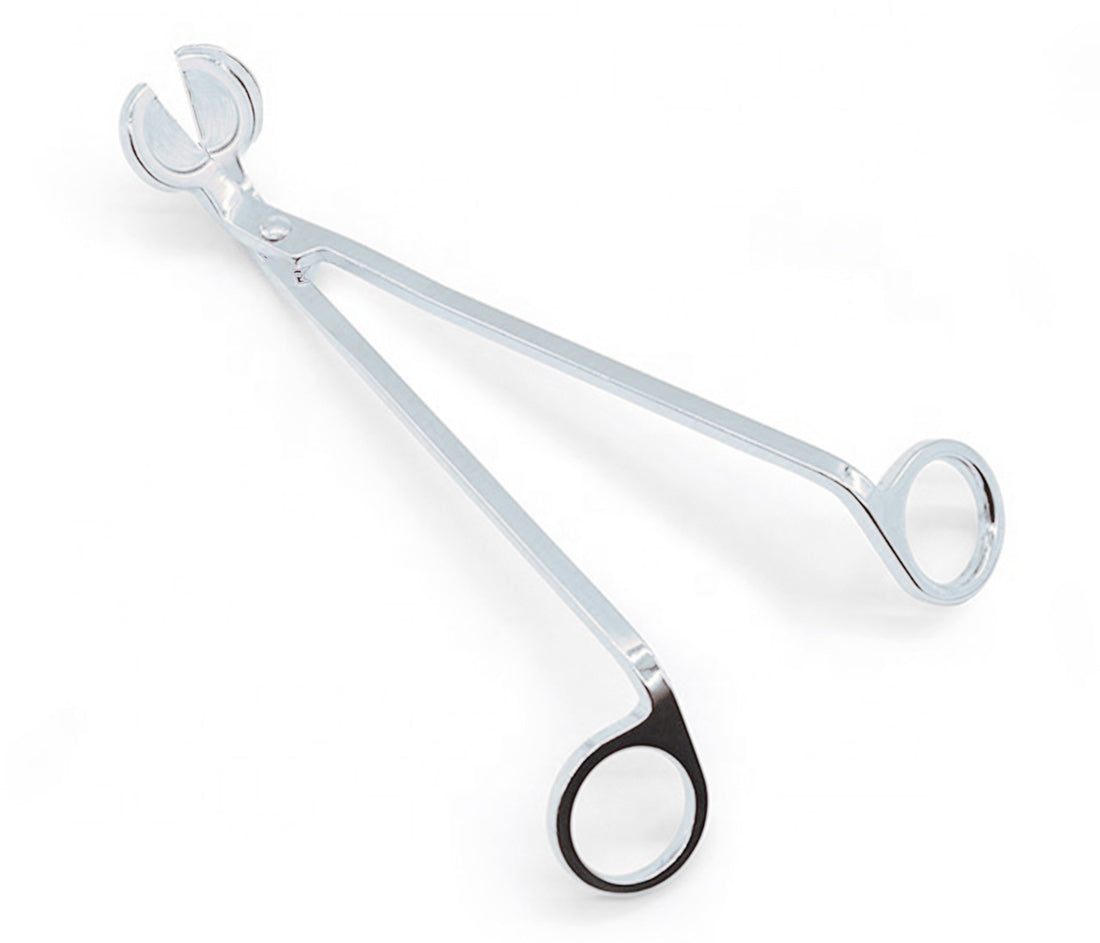 Silver candle wick trimmers