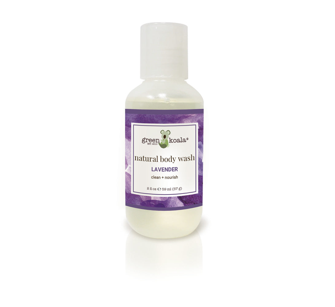 2 oz natural lavender body wash