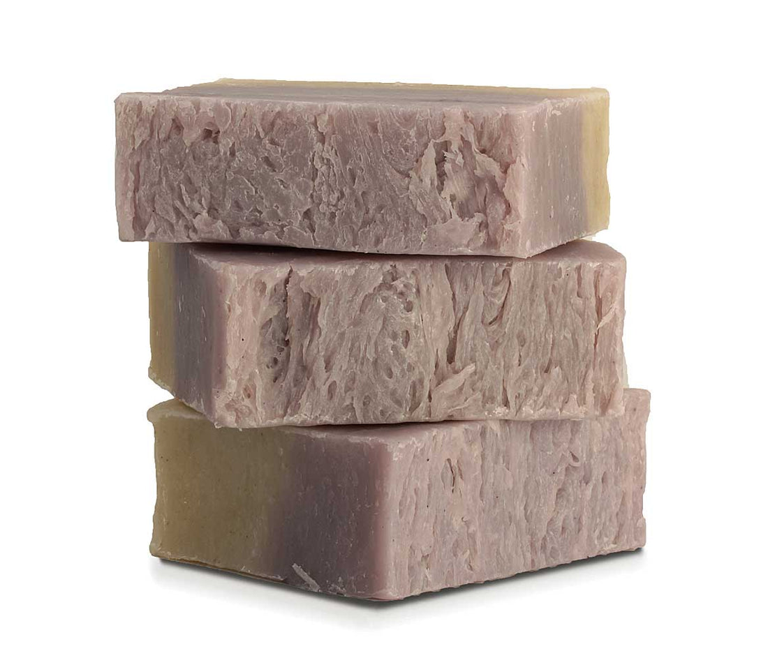 3-Pack of Green Koala Organic Lavender + Fir Bar Soap. Each bar is 5oz.