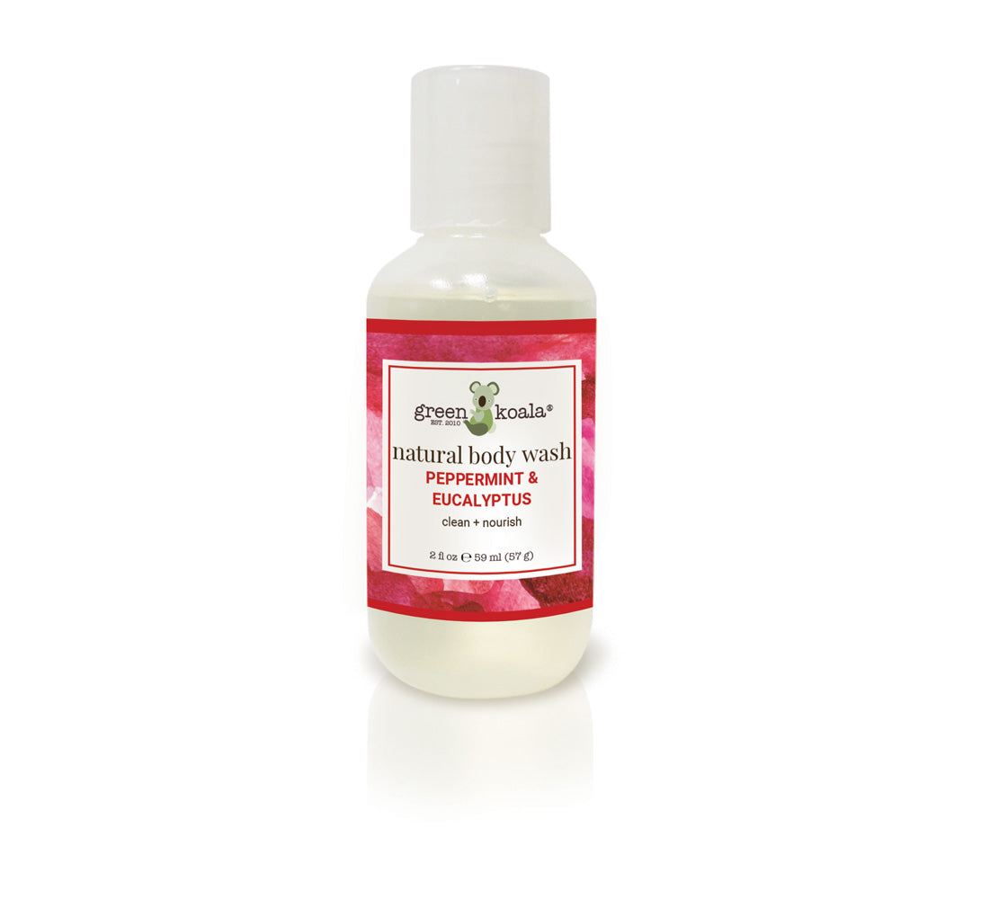 2 oz natural peppermint eucalyptus body wash