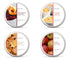 Fall candle sampler with apple harvest, autumn leaves, cranberry and pumpkin souffle tin candles. 