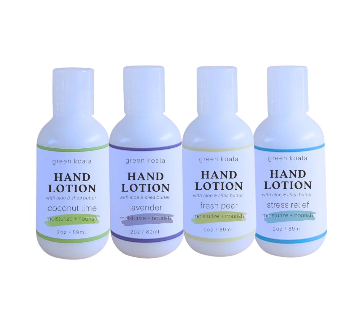 Green Koala Organic Paraben-Free Hand Lotion Gift Set of 4 and based on availability. 