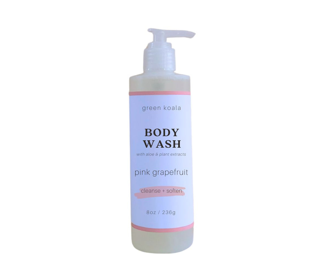 8oz Green Koala Organic Pink Grapefruit Body Wash