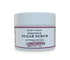 9oz Pomegranate Sugar Body Scrub jar with whipped texture and sweet aroma, cleanses, exfoliates, and deeply hydrates skin.