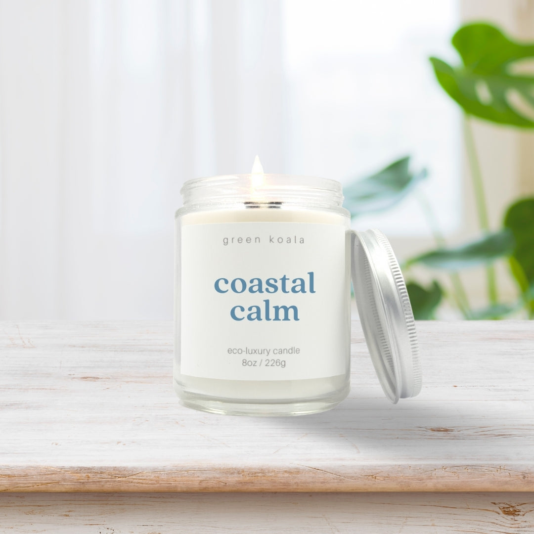 Green Koala Organic Coastal Calm 8oz Candle