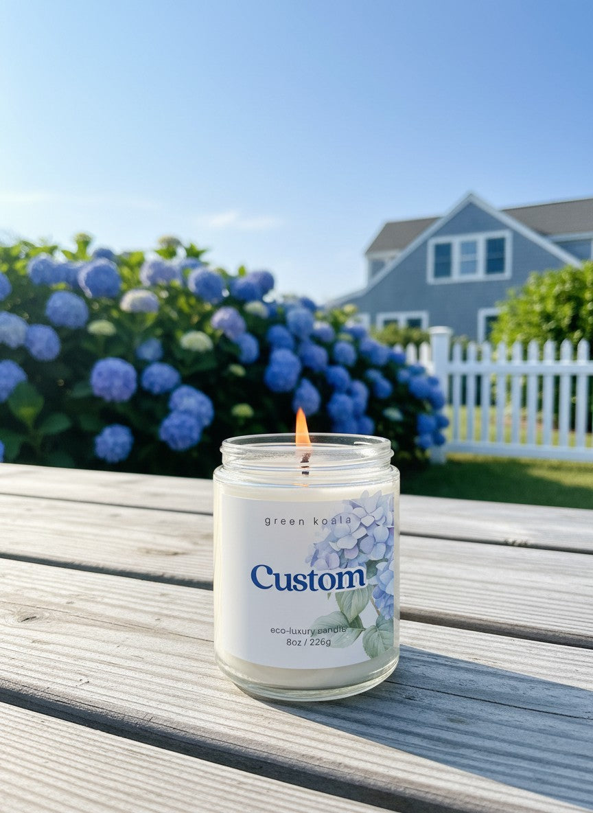 Candle labeled &