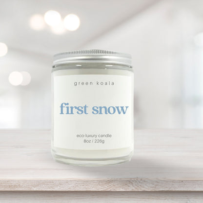 NEW First Snow 8oz Candle