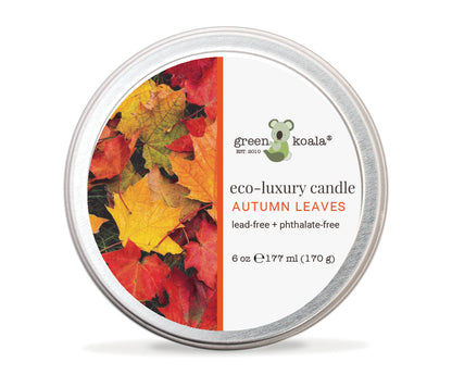 Autumn Leaves 6oz Tin Candle made from Coconut Wax
