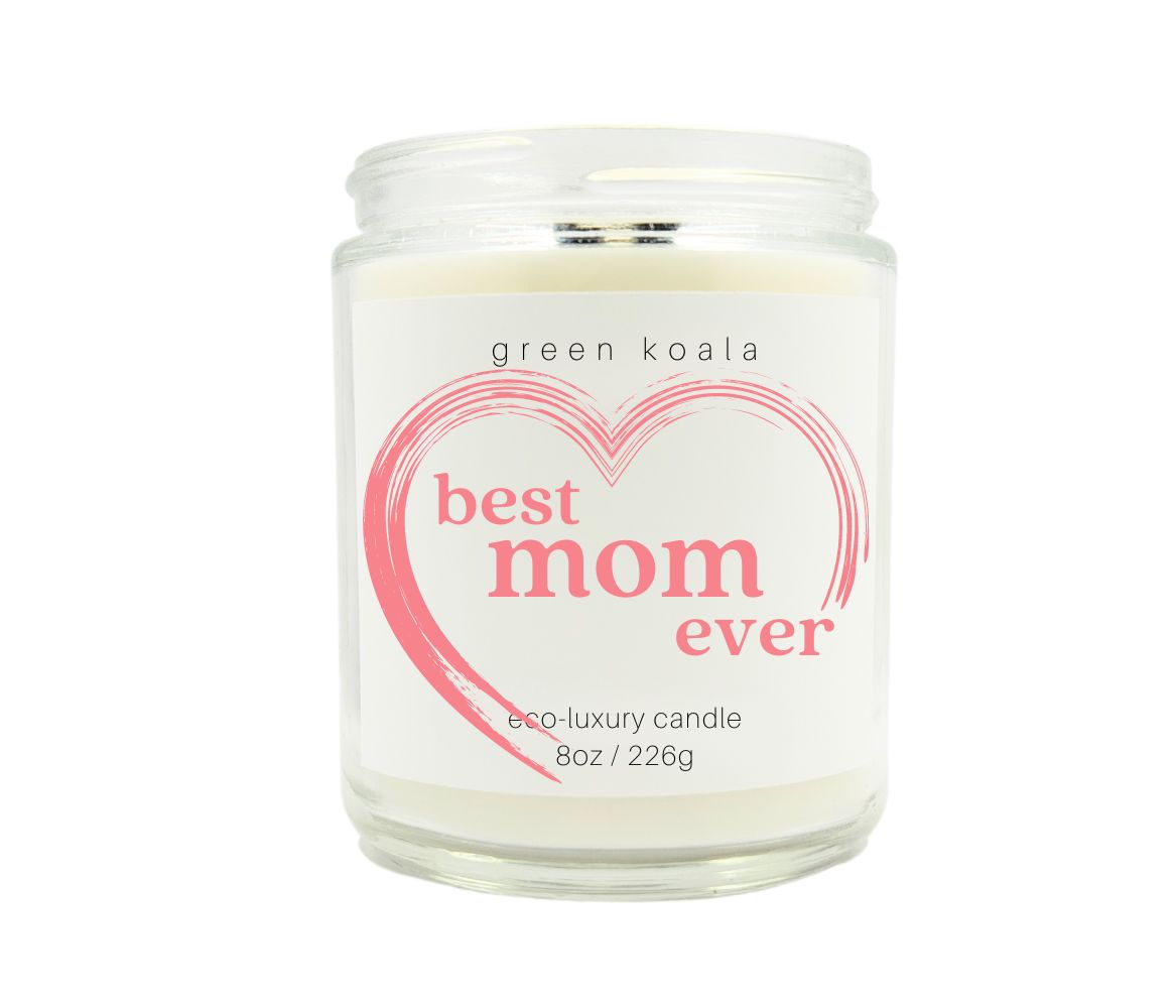 Best Mom Ever eco-luxury candle 8oz clean burn + non-toxic