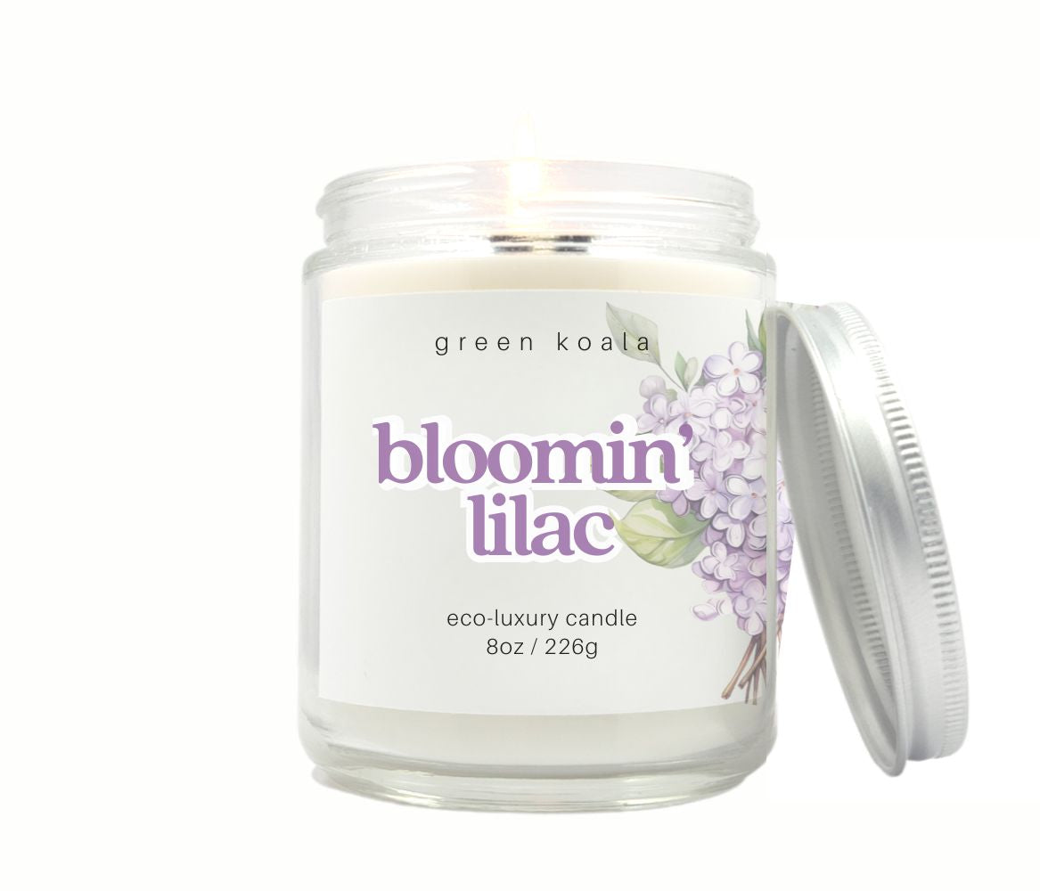 Candle jar labeled &