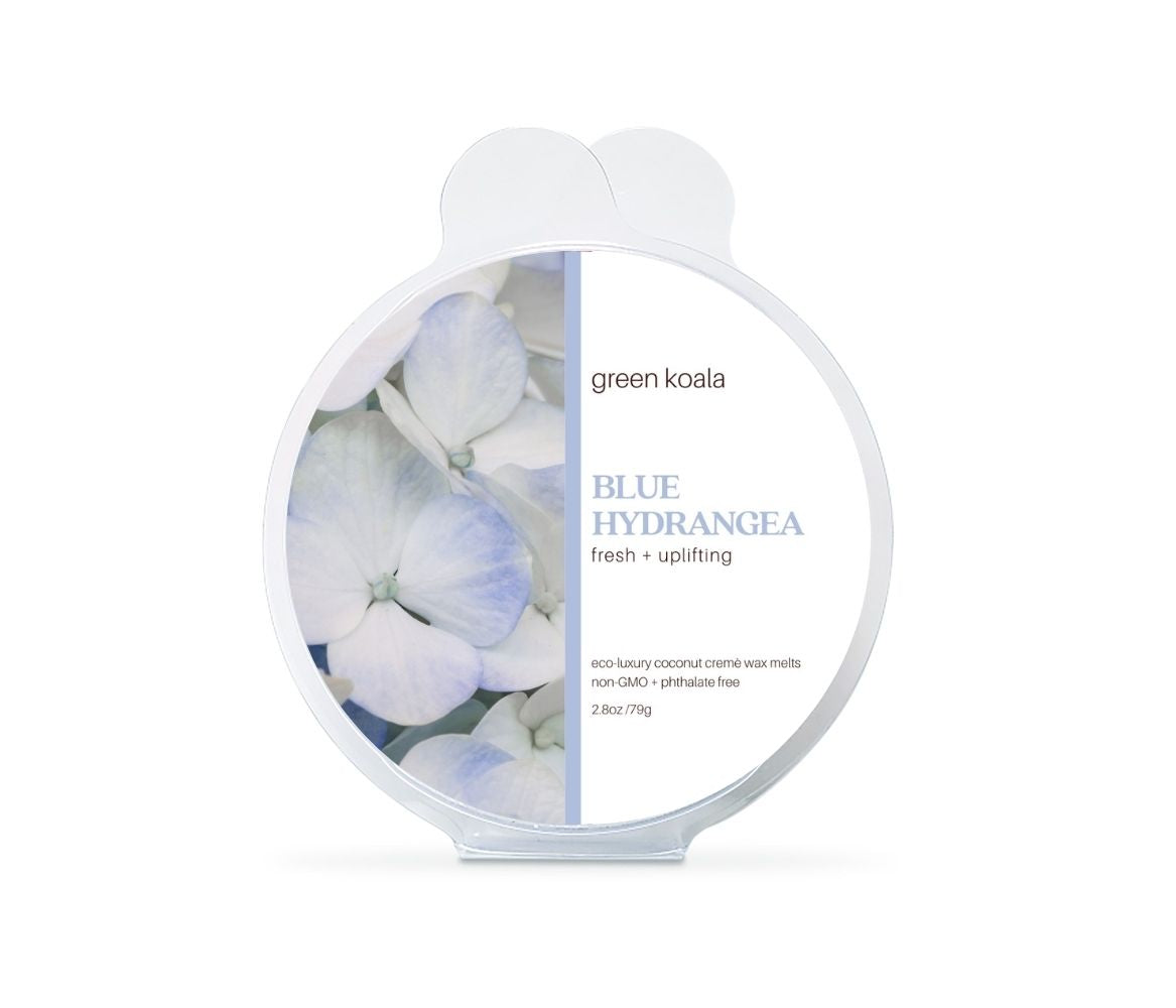 Blue Hydrangea Non-Toxic Wax Melt by Green Koala