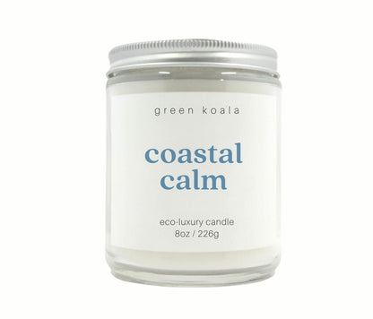 Green Koala Organic Coastal Calm 8oz Candle