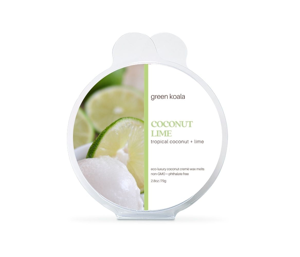 Coconut Lime Non-Toxic Wax Melt by Green Koala