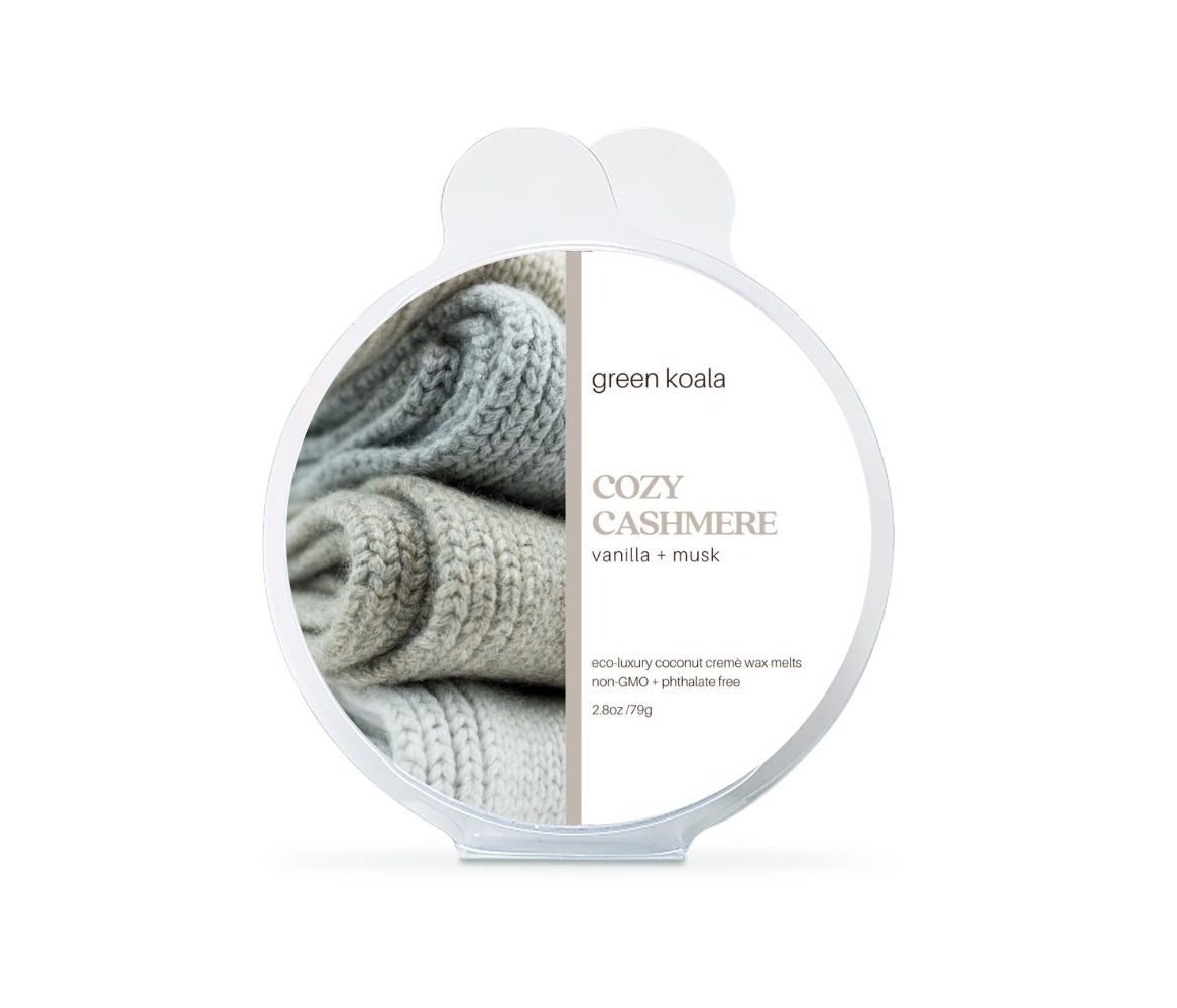 Cozy Cashmere eco-luxury wax melt by Green Koala