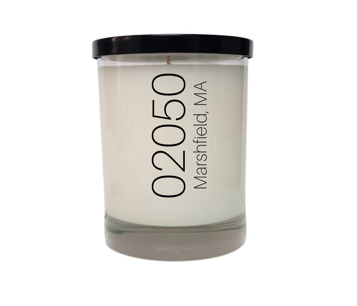 Green Koala Organic Custom Zip Code Eco-Luxury Candles Vertical Label