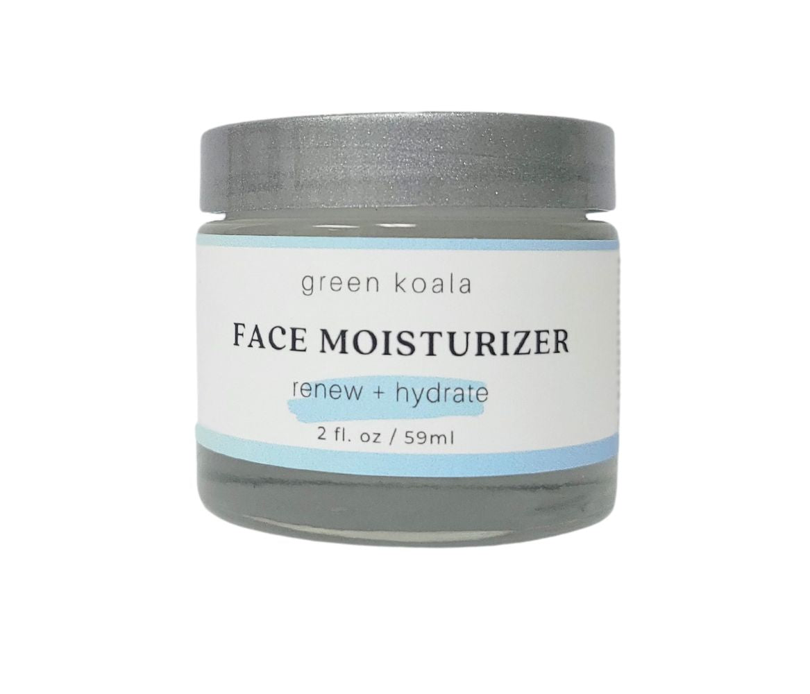 Green Koala Organic Face Moisturizer in 2oz glass jar