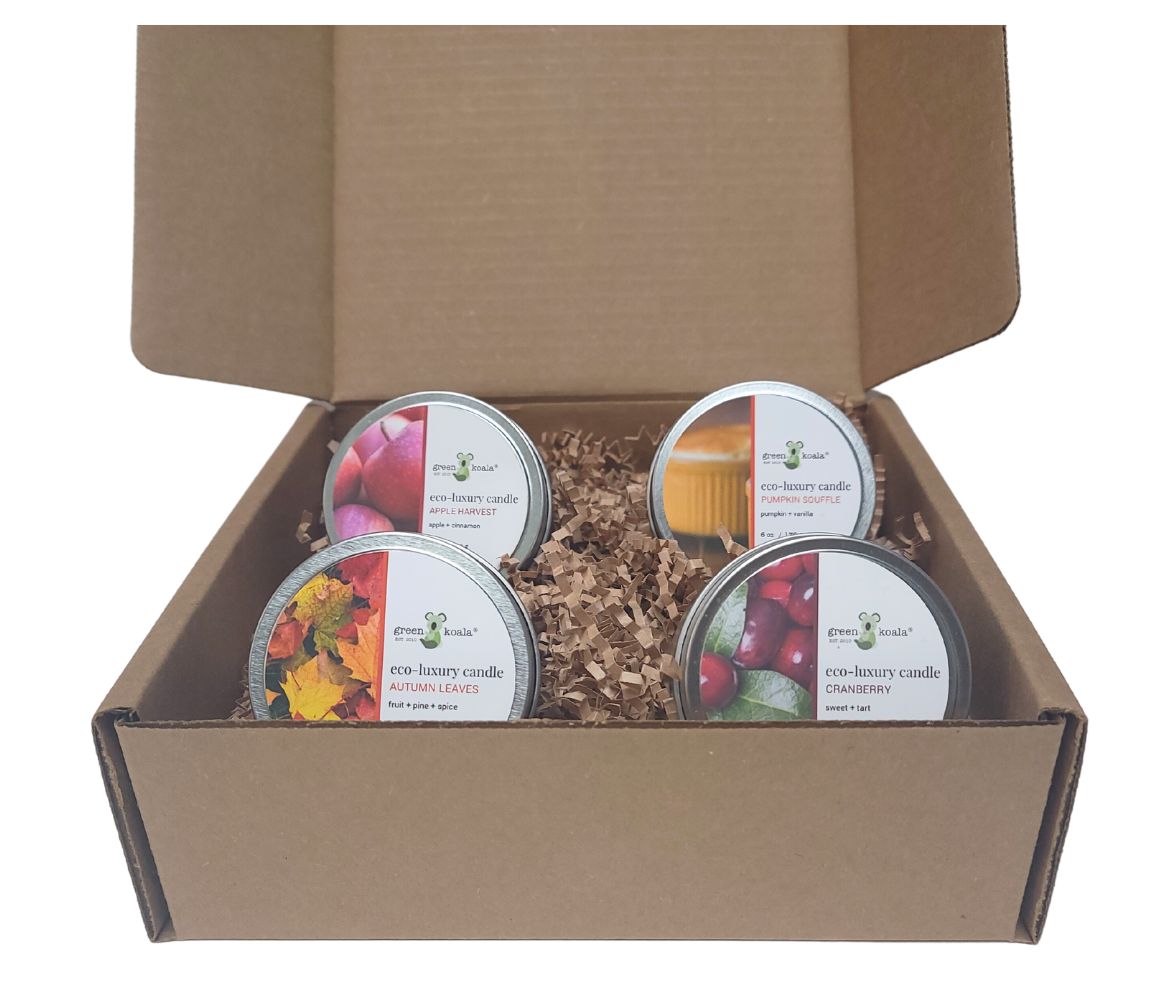 Fall 6oz candle sampler in a box