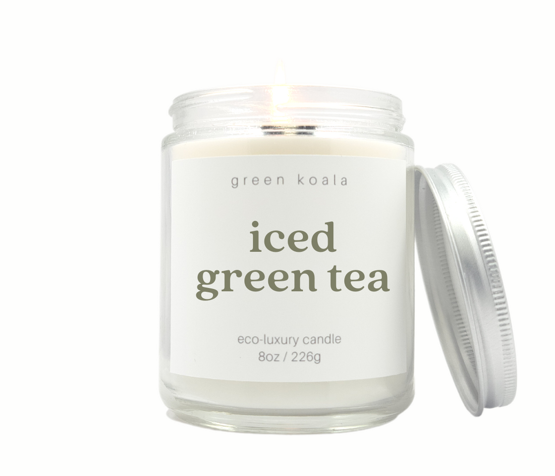 Green Koala Organic Iced Green Tea 8oz Candle