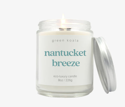 Green Koala Organic Nantucket Breeze 8oz Candle
