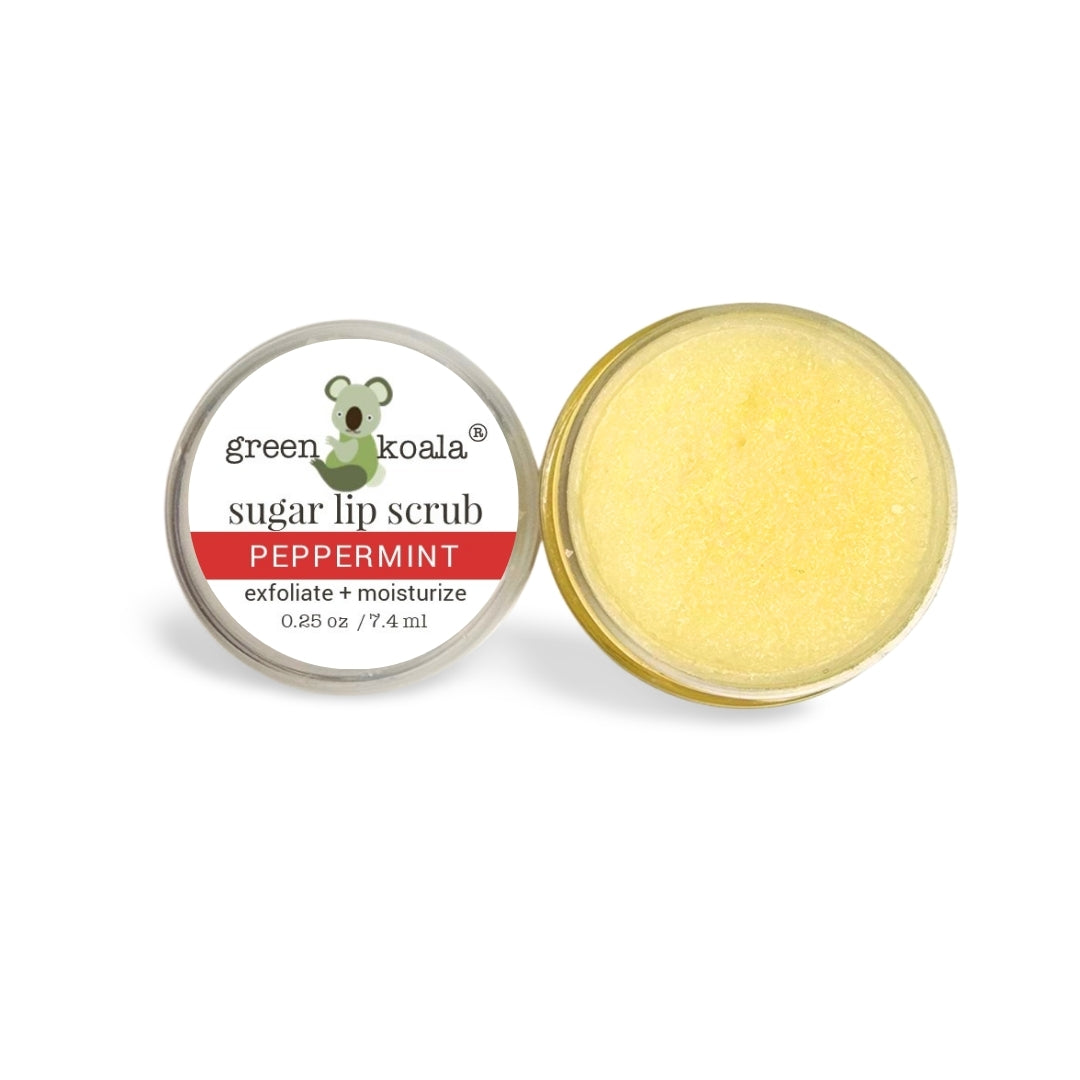 Green Koala Organic Peppermint Lip Sugar Scrub