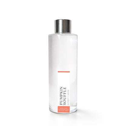 Clear bottle with silver cap labeled &