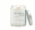 8oz Green Koala Organic Sea & Sand Eco-Luxury Candle Glass Jar With Silver Lid