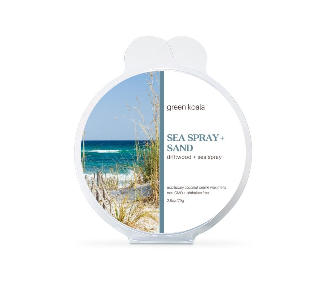 Sea Spray + Sand Organic Non-Toxic Wax Melts By Green Koala