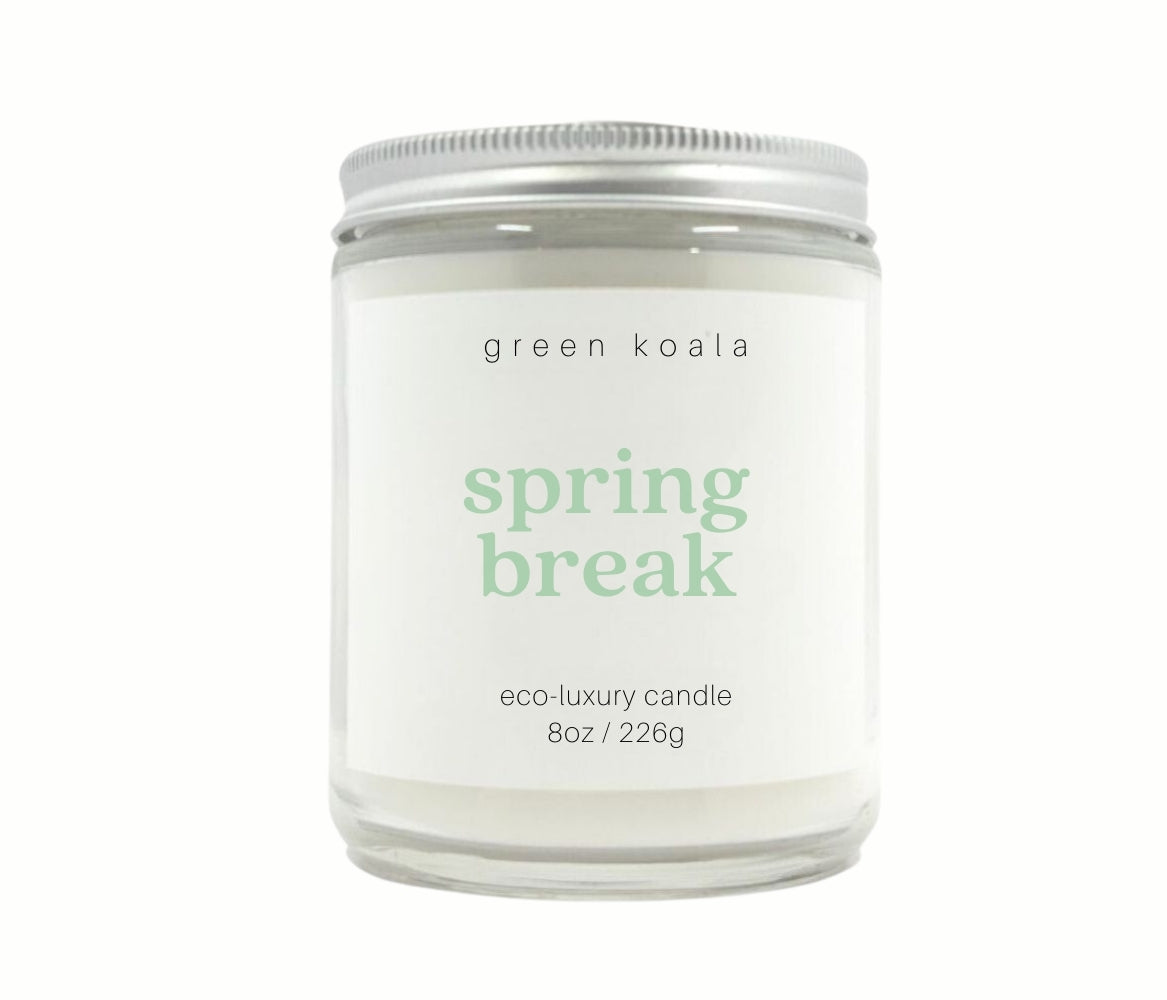 Green Koala Organic Spring Break 8oz Candle