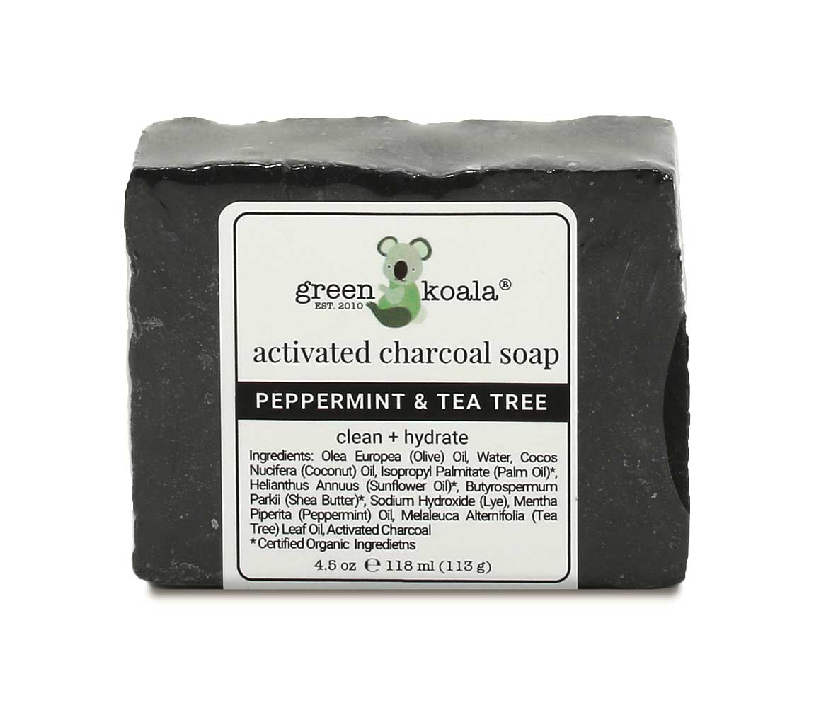 Men's Activated Charcoal Tea Tree Soap Bar