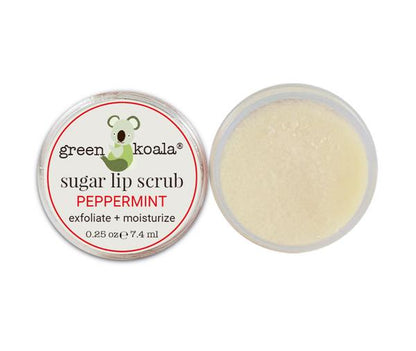 Organic peppermint sugar lip scrub