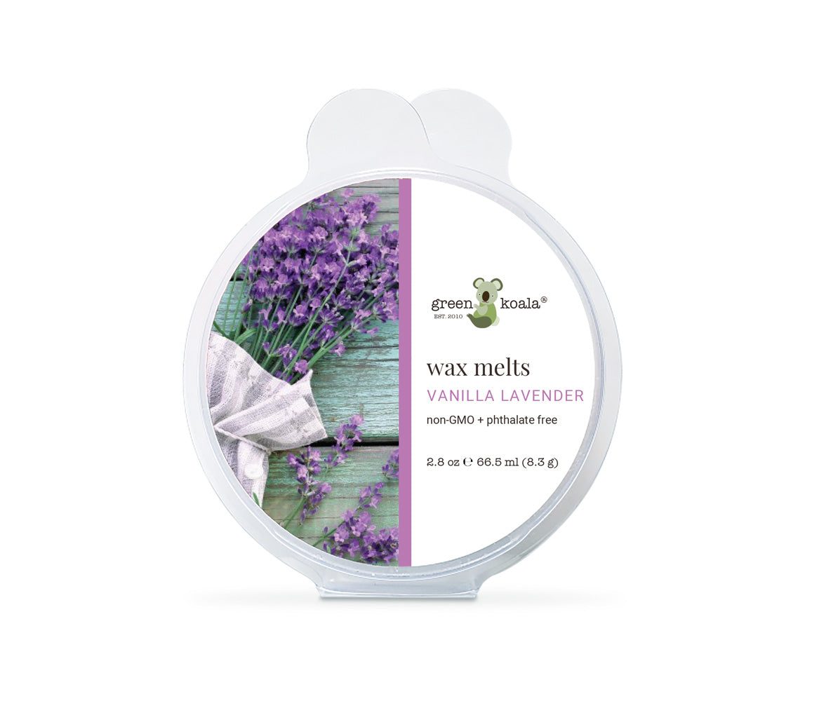 Green Koala Organic Vanilla Lavender Soy Tart Wax Melts